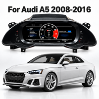 Pasokan Pabrik Kluster Instrumen Digital 12,3 Inci untuk Audi A5 2008-2016 LCD Speedometer Sistem Linux Mendukung CarPlay HDMI