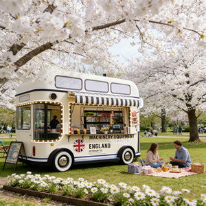 Customized Color Food Service Cart Fast Food <b>Trailer</b> Mobile Food Truck Creative Design Factory-Direct Sales - Product Image 1