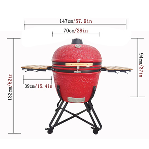 Kimstone <span class=keywords><strong>Barbecue</strong></span> 28 pollici cucine <span class=keywords><strong>Barbecue</strong></span> all'aperto Grill con piedi resistenti forno a carbone forno a carbone all'aperto - Product Image 6