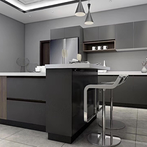 Armadio da cucina americano stabilito dell'armadio della tailandia della tabella del fornitore della copertura della gamba di plastica all'aperto dell'acciaio inossidabile del cemento della fibra - Product Image 5