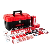 Kits de Consignation BOZZYS LOTO Sécurité Personnelle Cadenas à Hasp et Disjoncteur pour Condamnation Électrique Accessoire de Boîte à Outils