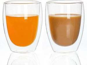 12oz 350ml all'ingrosso <span class=keywords><strong>vetro</strong></span> borosilicato trasparente <span class=keywords><strong>caffè</strong></span> tè Latte Cappuccino tazza <span class=keywords><strong>doppio</strong></span> strato tazze di <span class=keywords><strong>vetro</strong></span> senza manico - Product Image 5