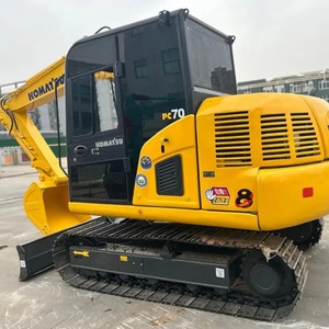 Excavadora Compacta Komatsu PC70 Usada - Calidad Premium, Pocas Horas de Uso, Piezas Originales y Excavación Eficiente para Obras de Paisajismo/Urbanísticas - Product Image 1
