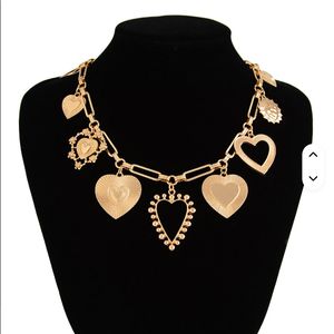 Altri sport collana ragazze collo gioielli amore ciondolo decorazione estetica collane metallizzato Feeling donna catena accessori - Product Image 5