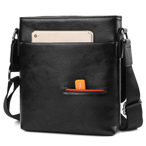 <span class=keywords><strong>VICUNA</strong></span> POLO accepter personnalisé propre Logo mode homme sac de messager minimaliste sac en cuir Pu messager ordinateur portable sac épaule - Product Image 4