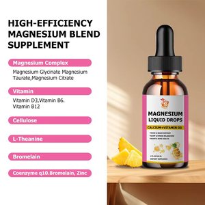 Gouttes liquides de magnésium OEM ODM avec vitamines et coenzyme Q10 pour favoriser la relaxation du corps et de l'humeur – Compléments alimentaires liquides à base de plantes - Product Image 3