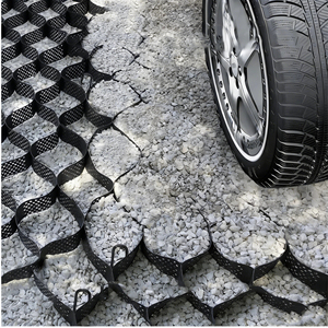 Grille de stabilisation du sol anti-érosion en plastique 150 mm, Géocell, <span class=keywords><strong>stabilisateur</strong></span> de <span class=keywords><strong>gravier</strong></span> pour routes et allées, <span class=keywords><strong>prix</strong></span> - Product Image 1