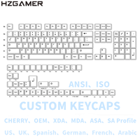 HZGAMER Personnalisez votre design pour clavier mécanique, touches personnalisées/tapis de souris/étui de clavier, touches PBT vierges pour sublimation DIY