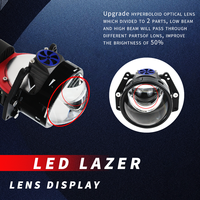 Universel 40W 70W High Low Beam G02 3.0 Inch Bi Led Projector Lens Car Led Light 1 an de garantie pour la voiture