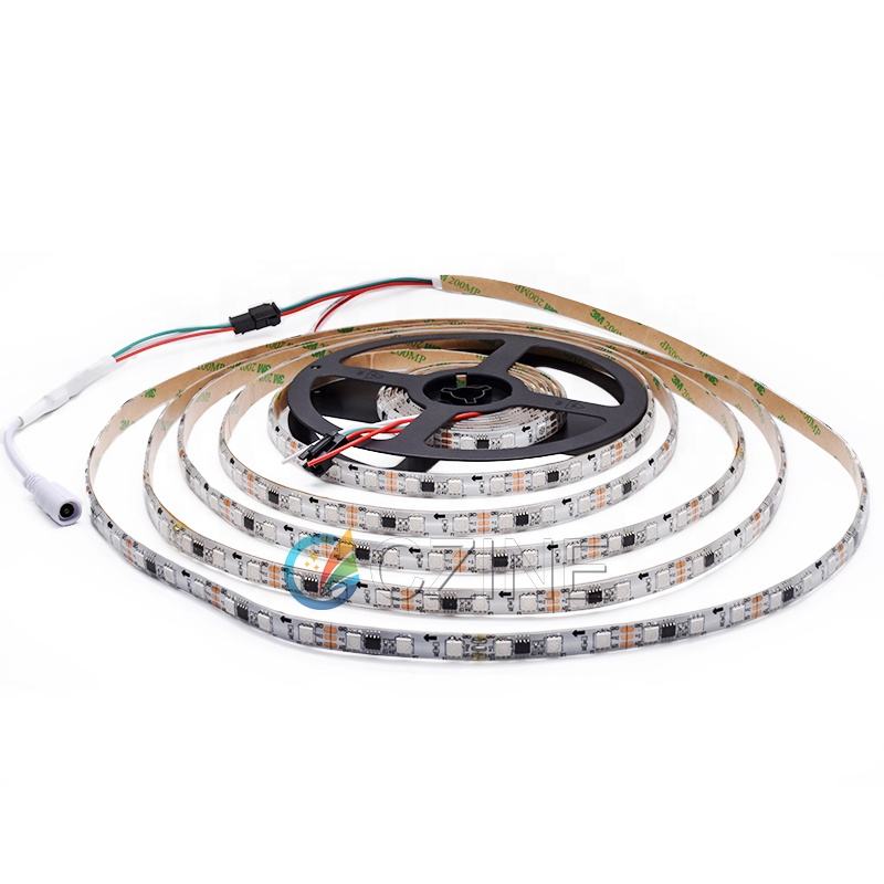 12v 10mm 5050 Full Color Ws2811 Led Strip 60LEDS/M IP20 5M/Roll Flexible Led Light