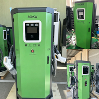 Station de recharge rapide DC pour véhicules électriques BYD, nouvelle, 120 kW-480 kW, compatible RFID, écran tactile 7 pouces, CCS2 GB/T Chademo, IP54, montage au sol
