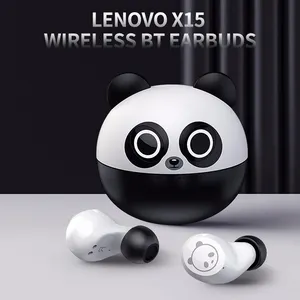 Lenovo Tai Nghe Nhét Tai Thinkplus X15 TWS BT 5.0 Ngoại Hình Dễ Thương Không Dây Mini Âm Thanh Nổi HiFi Kèm Nút Tai Quà Tặng Cho Trẻ Em