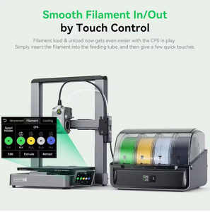 Impresora <span class=keywords><strong>3D</strong></span> Creality CFS Hi Hi Combo con Nivelación Automática de Cama, Extrusor Totalmente Metálico, 500 mm/s, Aceleración Máxima de 12000 mm/s², Impresión Rápida - Product Image 4