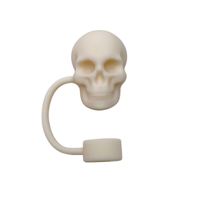 Cute <strong>Straw</strong> Covers 10mm Silicone Reusable Drinking <strong>Straw</strong> Toppers <strong>Funny</strong> Tumbler Accessories for Halloween Christmas Gifts - Product Image 5