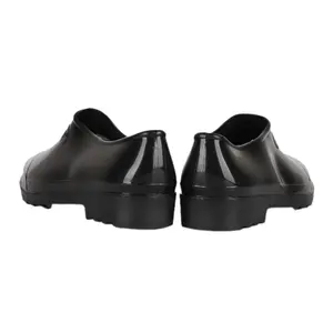 Stivali galosh impermeabili per donna stivale da pioggia di sicurezza in Pvc Cocle personalizzato nero