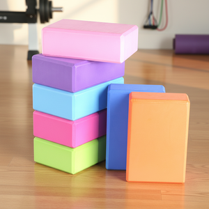 Bloc de <span class=keywords><strong>yoga</strong></span> en mousse EVA naturelle antidérapante, écologique, recyclable et haute densité pour la pratique du <span class=keywords><strong>yoga</strong></span> et du Pilates à domicile ou en studio - Product Image 3
