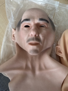 Thực Tế Silicone Mặt Nạ Bên Mặt Nạ Cho Crossdressers Chuyển Giới Cosplay Halloween Trang Phục Ngụy Trang - Product Image 3