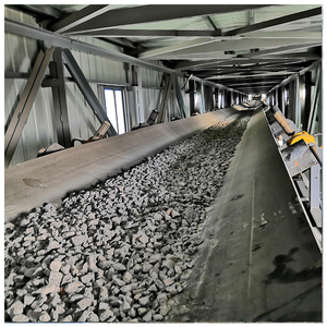 Di động khai thác mỏ đá nhà máy nghiền tổng hợp vành đai cao su băng tải điện than mỏ bê tông băng tải để bán - Product Image 3