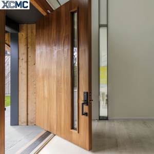 Porte d'entrée pivotante moderne de luxe en aluminium moulé, résistante à l'eau, pour villas et hôtels - Product Image 3