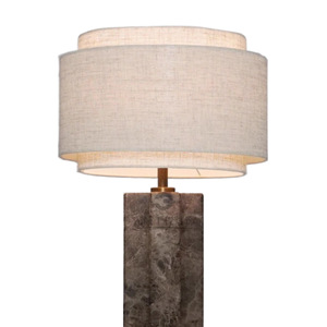 Lampe de table en lin Takai E27 220V, source de lumière LED pour salon et chevet - Product Image 5