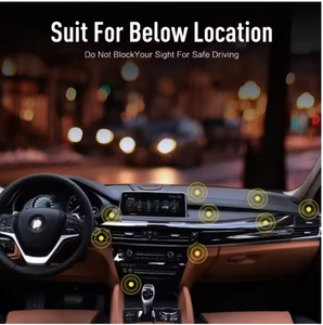 Phổ trọng lực tự động người giữ điện thoại xe <span class=keywords><strong>Air</strong></span> Vent Clip Núi Điện thoại di động chủ điện thoại di động đứng GPS hỗ trợ cho iPhone Samsung - Product Image 3