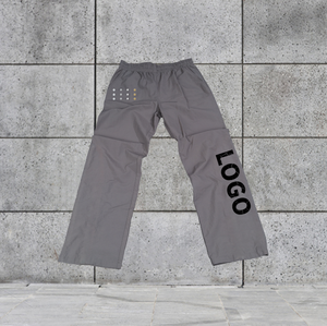 Poignets inférieurs réglables de haute qualité droit en détresse respirant écologique pantalon de survêtement en Polyester Nylon lourd Sport - Product Image 3