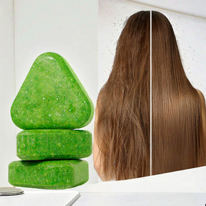 סבון מוצק צמחי נגד קשקשים, מנקה בעדינות, מווסת לחות, שמן עשב אוסמן אורגני טבעי, מותג פרטי - Product Image 6