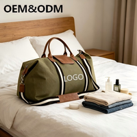 Sac de voyage en toile imperméable, léger et respirant avec compartiment séparé pour les chaussures, pour les voyages en plein air et la salle de sport - Unisexe