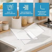 Support de livre acrylique personnalisable conception claire pour bandes dessinées Table basse livres lecture utilisation