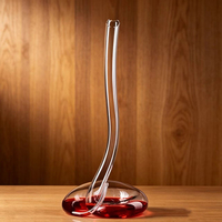 Carafe à vin en cristal de luxe de 1500 ml en forme de serpent cobra, faite à la main, avec logo personnalisé pour restaurants, mariages, fêtes
