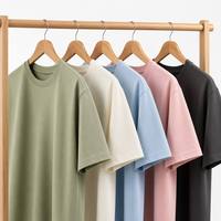 T-shirt vierge surdimensionné à épaules tombantes en coton 100% lourd 210 GSM, qualité supérieure, uni, pour hommes, vente en gros OEM en vrac
