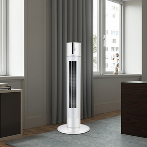 <span class=keywords><strong>Ventilateur</strong></span> sur pied à tour oscillante sans lame 50W <span class=keywords><strong>ventilateur</strong></span> <span class=keywords><strong>de</strong></span> <span class=keywords><strong>colonne</strong></span> décoré d'argent télécommande Installation au sol Source d'alimentation électrique - Product Image 3