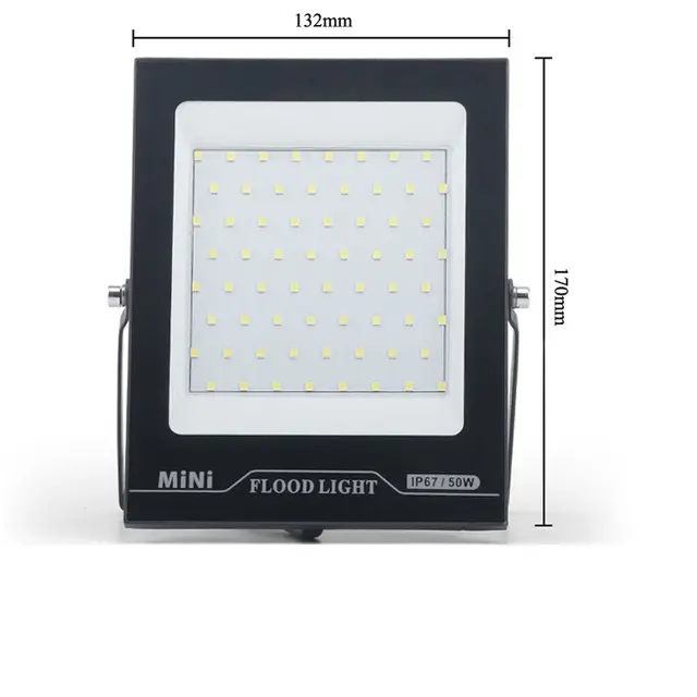 FloodLight ไฟ LED IP67กันน้ำ220V 10W 20W 30W 50W 100W 150W 200W,สปอตไลท์โปรเจ็คเตอร์สวนกลางแจ้งไฟสาดแสงติดผนัง