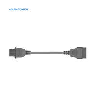 Câble OBDII 16 broches vers 8 broches OBD2 pour connecteur Volvo, adaptateur de câble OBD pour voiture, outil de diagnostic 8 broches