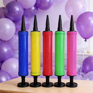 Mini Hand Push Air Pump Portable Balloon Inflator Plastic Manual For Party Toys - Product Image 2