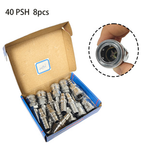 Hose Straight Push in Fitting Pneumatic Push to Connect Air <b>Quick</b> Fittings - Product Image 1