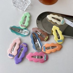 Оптовая продажа, новые яркие заколки для волос в виде облака для девочек, аксессуары для волос - Product Image 1