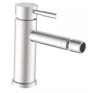 Grifo de bidé de acero inoxidable ANTEA LINE con acabado cepillado, montaje de un solo orificio, diseño minimalista moderno - Product Image 1