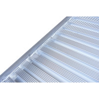 Rampa Hidráulica GIERRE de 350 mm para Carga Pesada, Diseño Fijo, Capacidad de Elevación Máxima de 8/6/10 Toneladas, Modelo de Aleación de Aluminio de 3000x350x75 mm