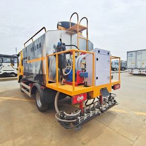 Foton 6 큐빅 자동 아스팔트 분배기 트럭 시립 도로 엔지니어링 포장 - Product Image 6