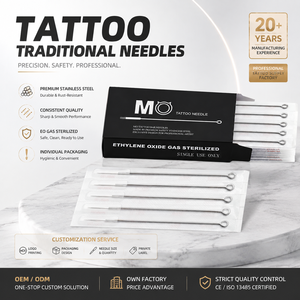 Aiguilles de tatouage jetables traditionnelles Molong <span class=keywords><strong>Tattoo</strong></span> Supply, aiguilles de qualité supérieure, personnalisables, marque MO. - Product Image 1
