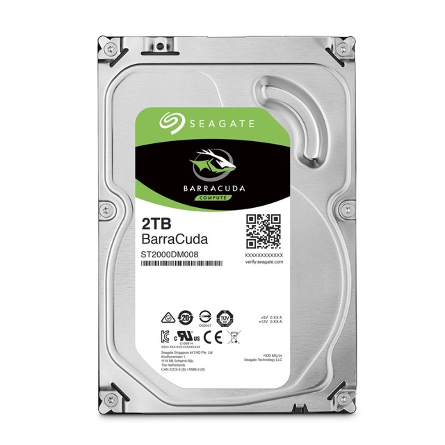 2TB Internal Hard Drive HDD ST2000DM008 3.5 Inch SATA 6Gb/s 7200 RPM 256MB Cache  Frustration Free Packaging