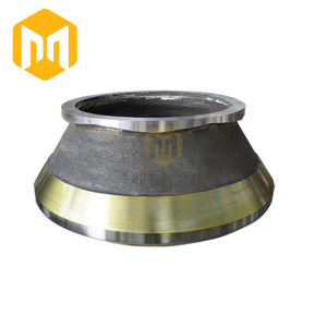 Nuevas piezas de trituradora de cono de acero con alto contenido de manganeso HP100 cóncavas () y manto para minería de mineral MOQ de una sola pieza - Product Image 1