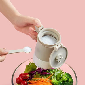 Juego de ollas de condimentos para cocina, tarros y cucharas de almacenamiento de especias - Product Image 1