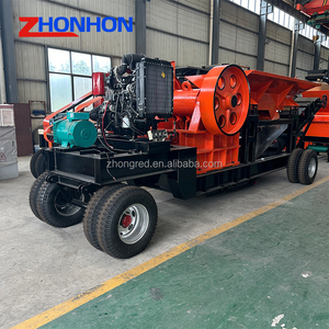 Linea di Produzione Frantumatore a Mascelle Zhonhon, Capacità 5-160 <span class=keywords><strong>T</strong></span>/h, <span class=keywords><strong>Dimensioni</strong></span> e Colore Personalizzabili, Motore AC per Settore Minerario e Edilizio - Product Image 3