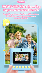 Smart AI Talking Kids Instant Photo <b>Printer</b> <b>Camera</b> Voice Recognition Printing <b>Camera</b> Toy For Boys Girls Educational Gift - Product Image 5