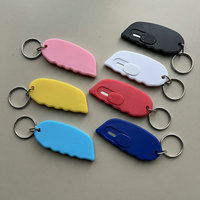 Couteau utilitaire miniature rétractable portable, porte-clés, coupe-boîte de poche, ouvre-lettre, outil de déballage de colis express, papeterie de bureau
