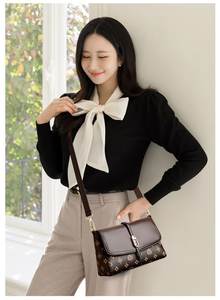 Bolsos de Mano de Diseñador Personalizados al por Mayor para Mujer, Bolsos de Hombro Cruzados de Cuero Populares para Mujer de Fábrica - Product Image 2