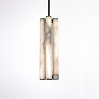 Petite Lampe Suspendue Créative en Marbre Nuage, Conçue par des Designers, LED Blanc-Gris pour Showrooms et Salons