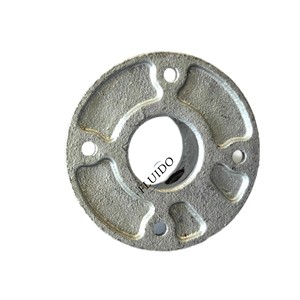 Soporte de estante de tubo galvanizado industrial Accesorios de abrazadera de llave Par Accesorios de herramientas - Product Image 1